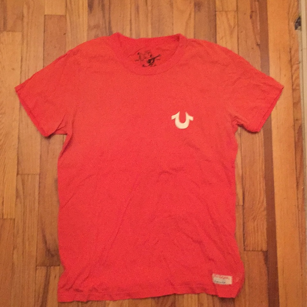 Orange True Religion T shirt sz M